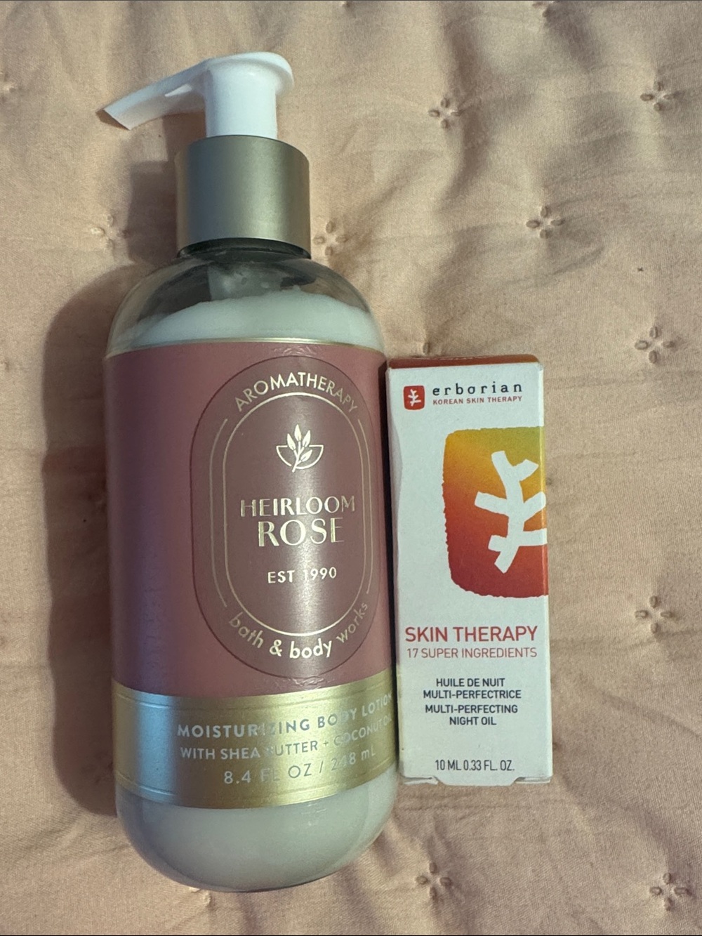 Heirloom Rose Lotion & Night Oil